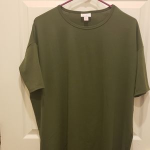 Lularoe - Solid Olive - Irma Shirt